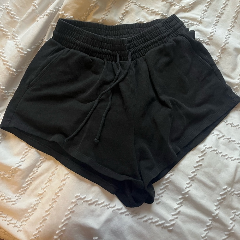 Women's Black Sweat Shorts